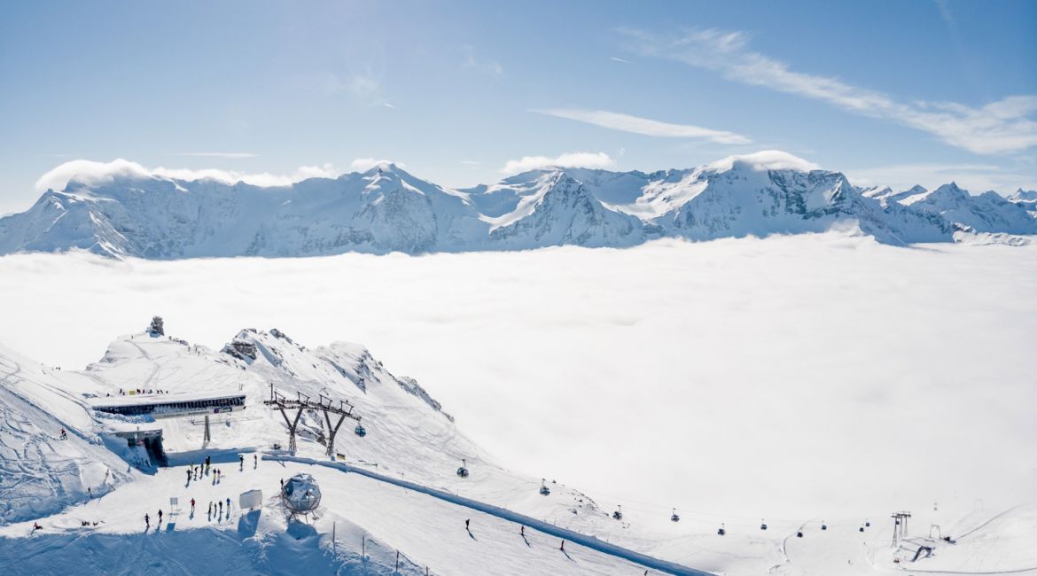 Winterbergpanorama Gasteinertal Skipiste