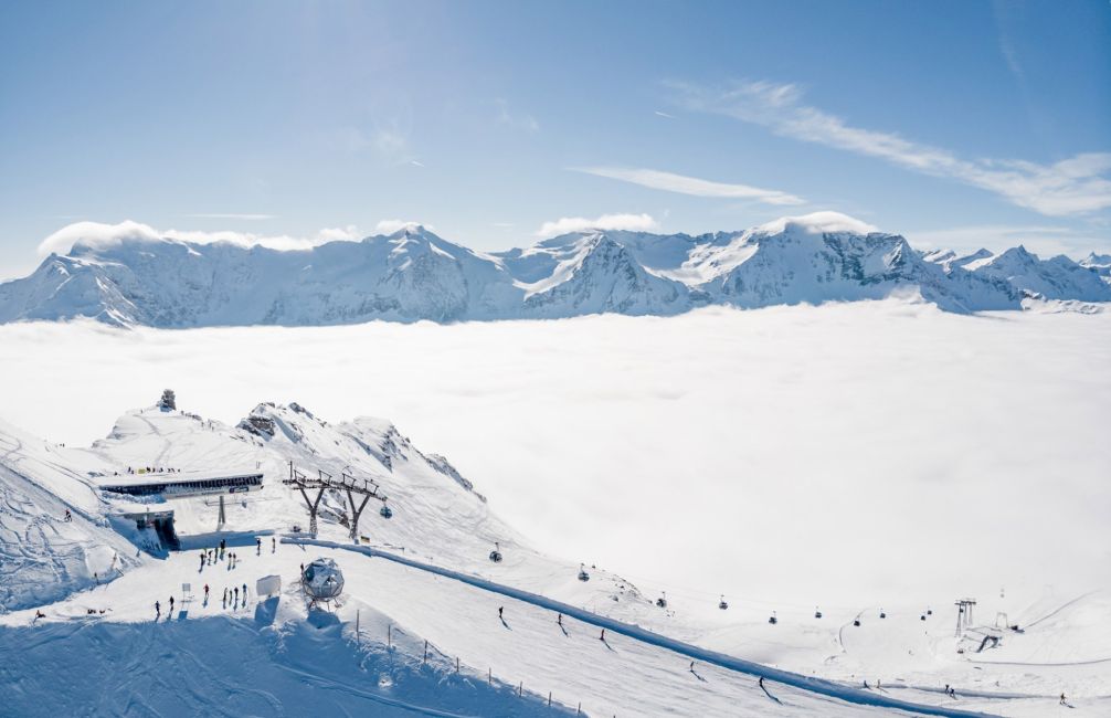 Winterbergpanorama Gasteinertal Skipiste